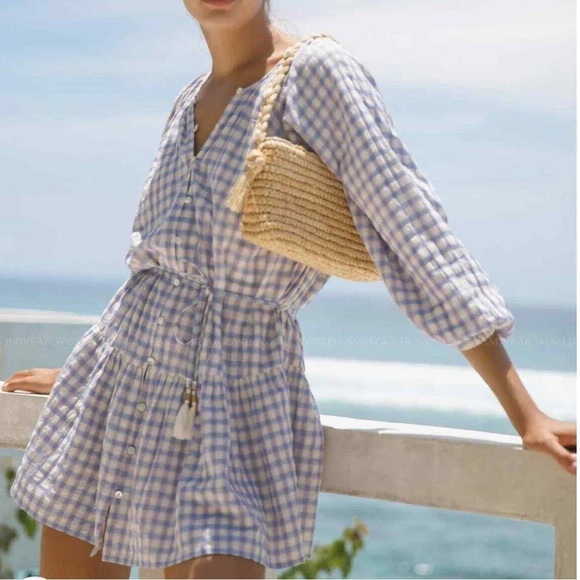 l*space Dresses & Skirts - NWT L*Space Vida Dress in Park Slope Gingham